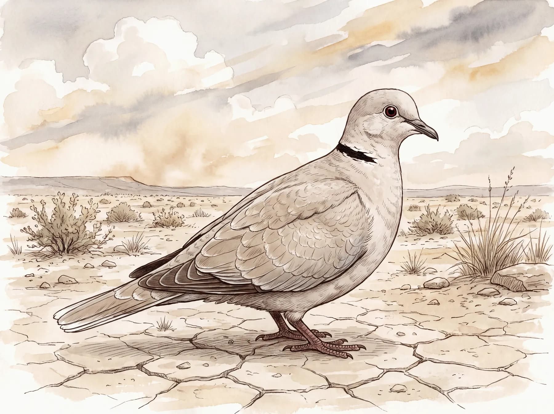 Eurasian collared-dove