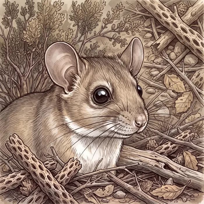White-throated woodrat (packrat)